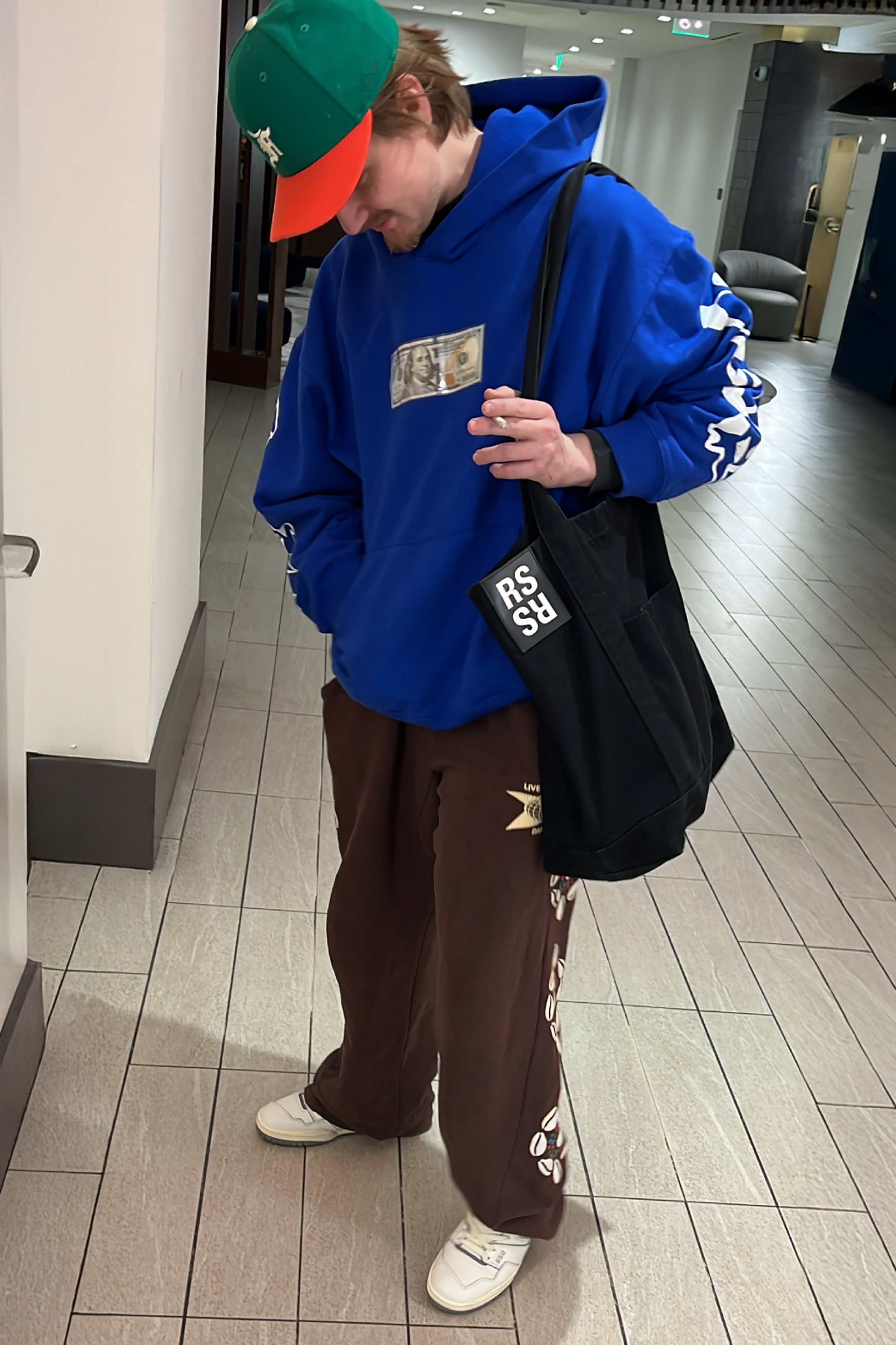 BLU STRIP MEMBERS HOODIE