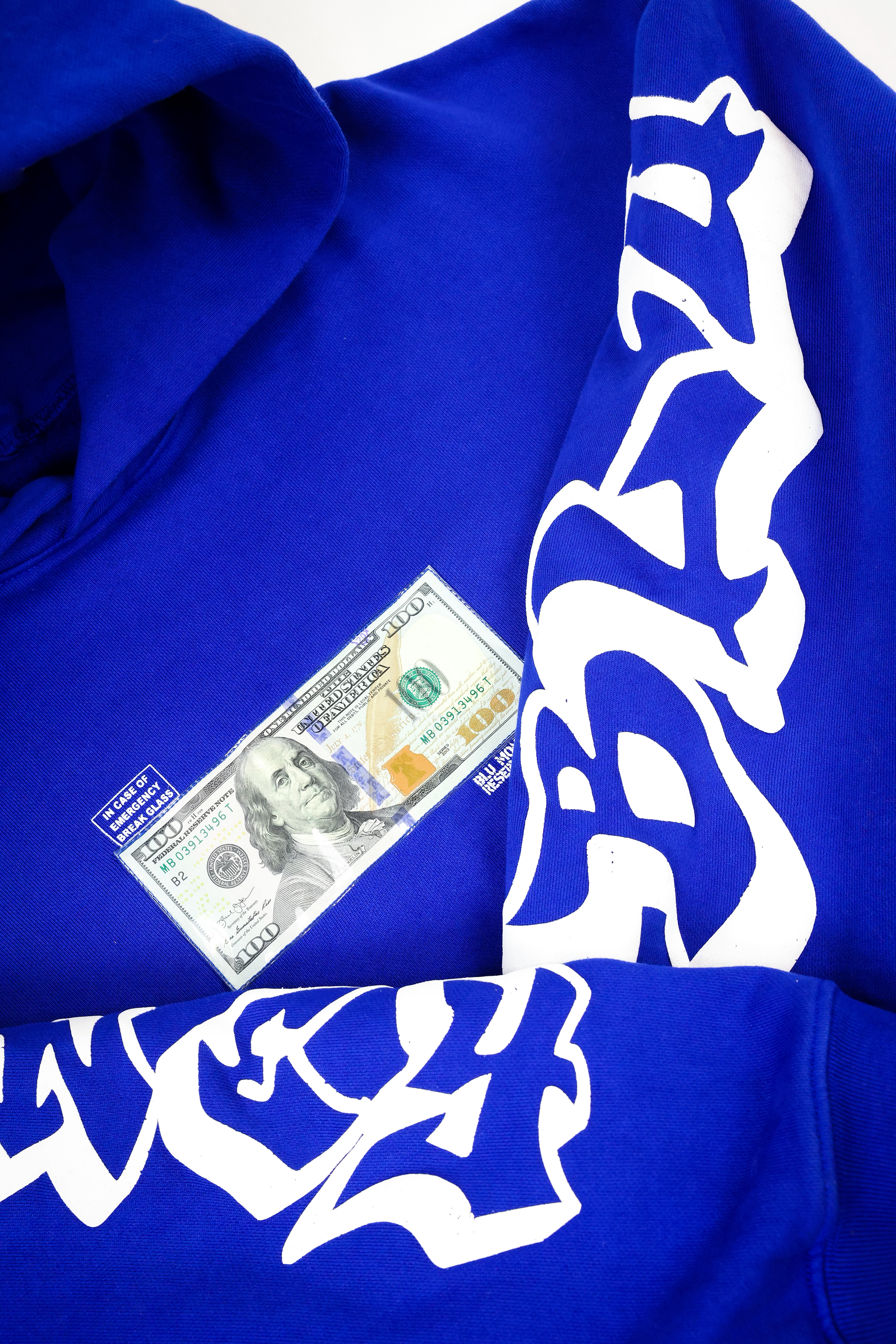 BLU STRIP MEMBERS HOODIE